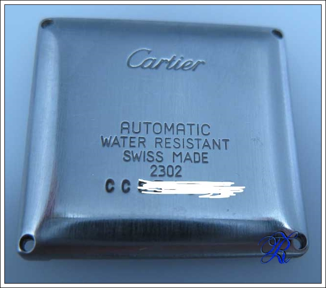 Cartier automatico allagato